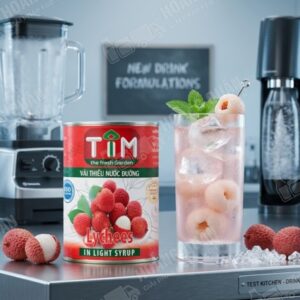 Tim Vải Thiều Ngâm Nước Đường