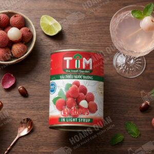 Tim Vải Thiều Ngâm Nước Đường