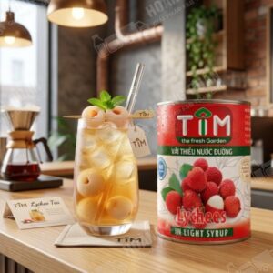 Tim Vải Thiều Ngâm Nước Đường