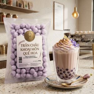 Trân Châu Khoai Môn Quế Hoa