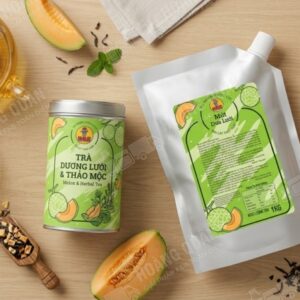 Gấu Lermao- Mứt vị Dưa Lưới 1kg(