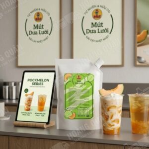 Gấu Lermao- Mứt vị Dưa Lưới 1kg(