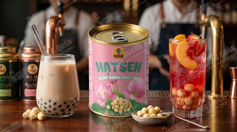 Hạt sen ngâm nước đường Gấu Lermao