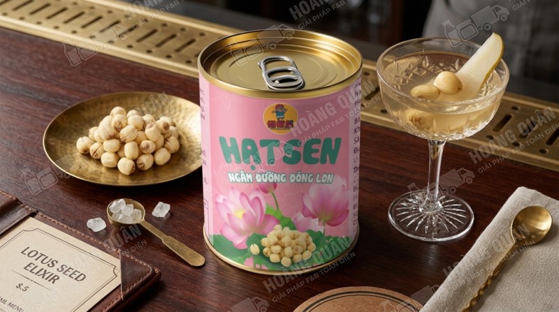 Hạt sen ngâm nước đường Gấu Lermao