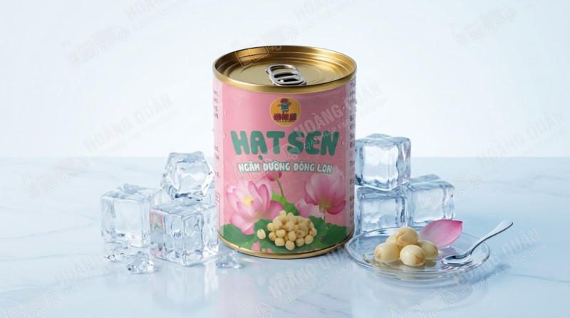 Hạt sen ngâm nước đường Gấu Lermao