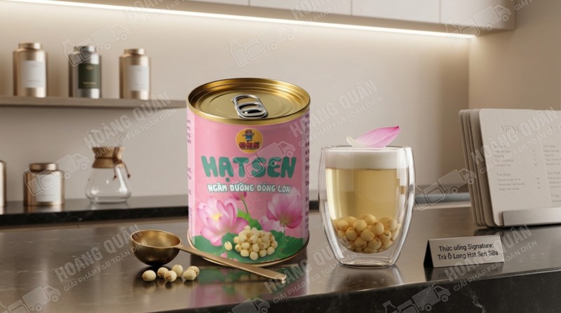 Hạt sen ngâm nước đường Gấu Lermao