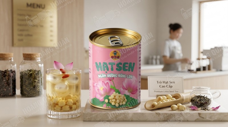 Hạt sen ngâm nước đường Gấu Lermao
