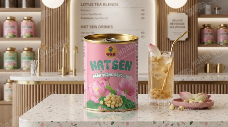 Hạt sen ngâm nước đường Gấu Lermao