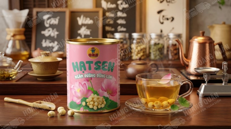 Hạt sen ngâm nước đường Gấu Lermao