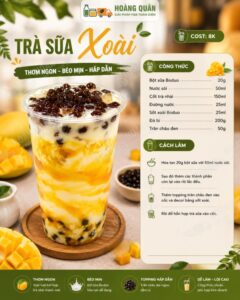 Trà sửa xoài