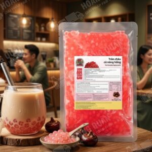 Trân châu củ năng hồng gấu lermao