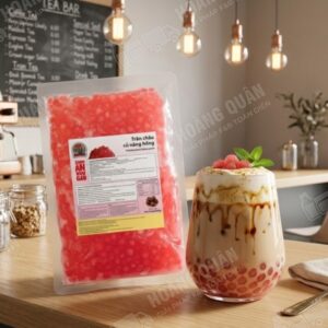 Trân châu củ năng hồng gấu lermao