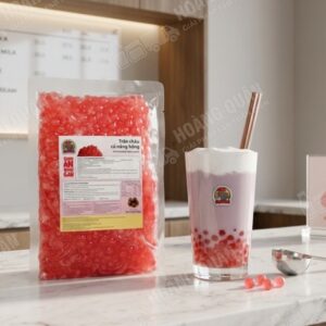 Trân châu củ năng hồng gấu lermao