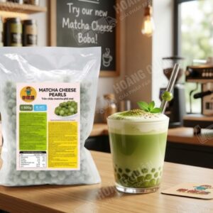 Trân châu Nấu Matcha Phô Mai
