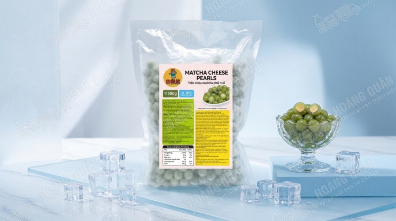 Trân châu Nấu Matcha Phô Mai
