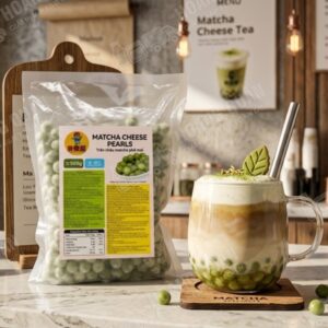 Trân châu Nấu Matcha Phô Mai