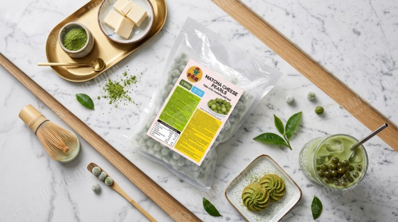 Trân châu Nấu Matcha Phô Mai