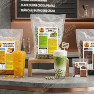 Trân châu Nấu Matcha Phô Mai