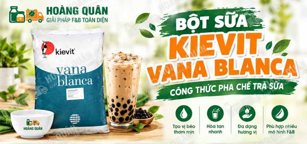 Công Thức Pha Chế Với Bột Sữa Kievit