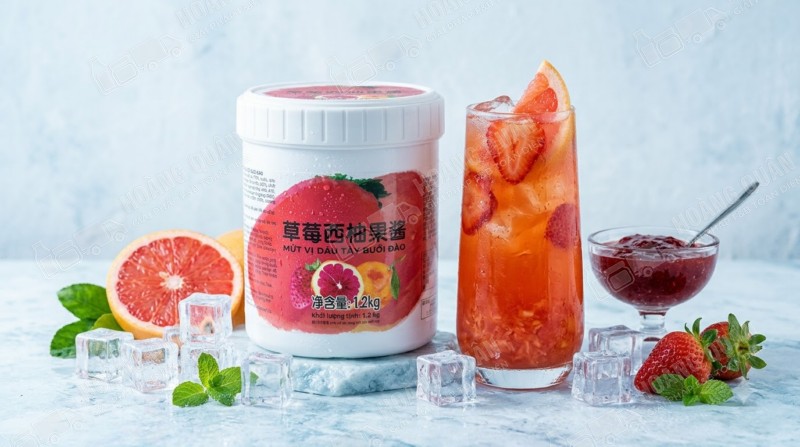 Mứt Cam Đào Dâu Fresh Juice (1)