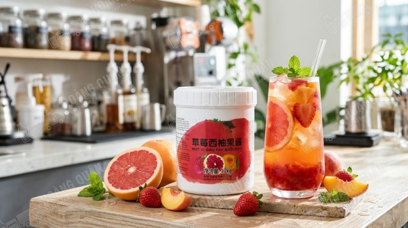 Mứt Cam Đào Dâu Fresh Juice (1)