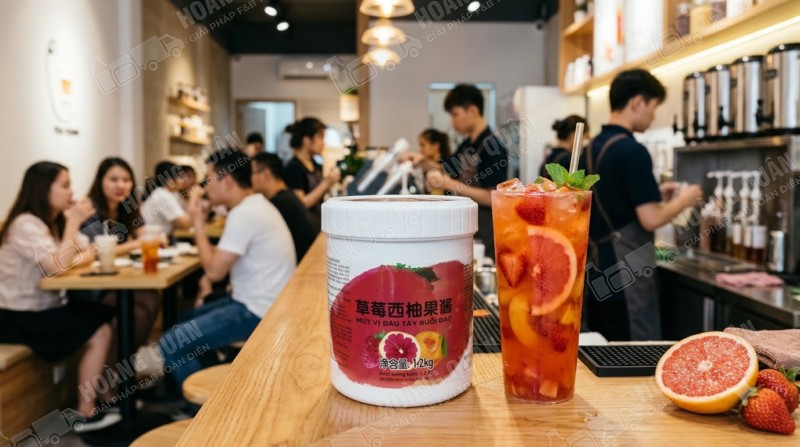 Mứt Cam Đào Dâu Fresh Juice (1)