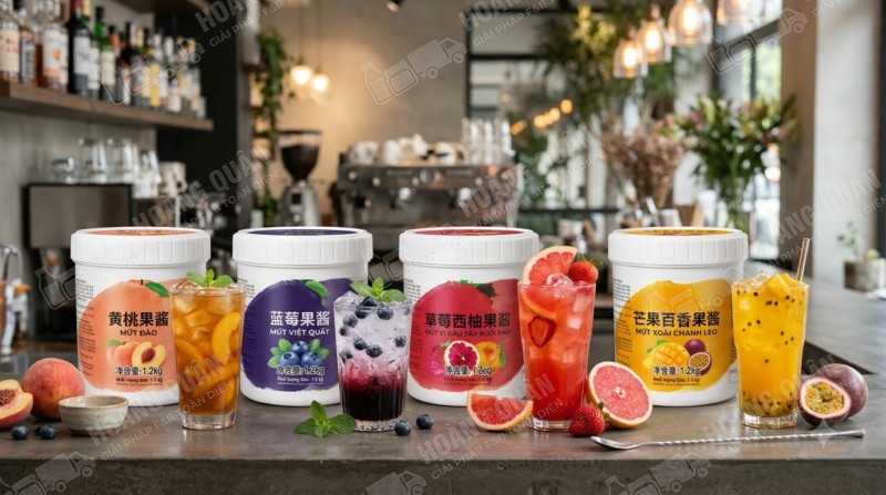 Mứt Cam Đào Dâu Fresh Juice (1)