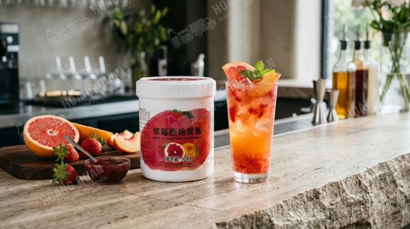 Mứt Cam Đào Dâu Fresh Juice (1)