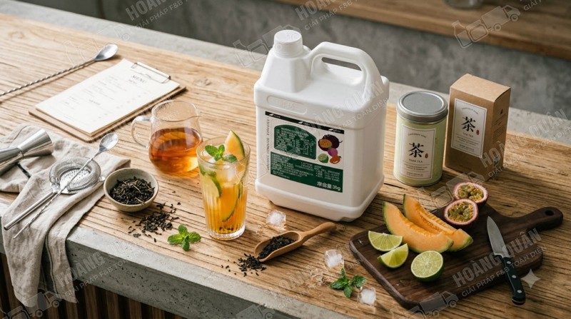 Siro Dưa Lưới Fresh Juice TE