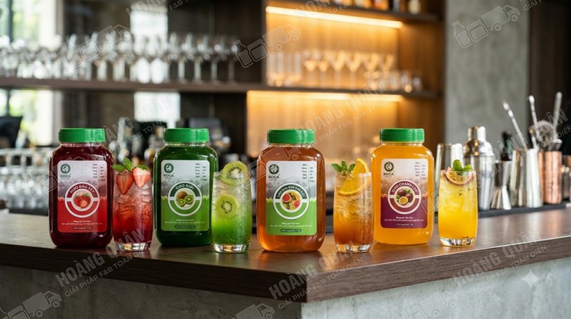 Siro Hoa Quả Cam Koca