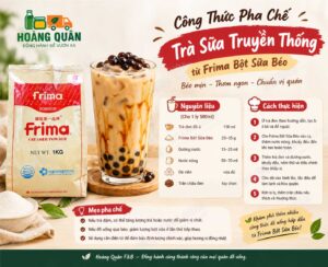 Công thức pha chế fima bột sữa béo